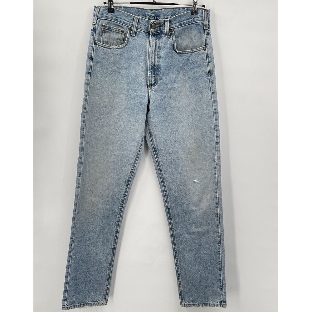 Carhartt 32x34 Relaxed Fit Jeans Mens‎ Light Wash B17 STW Stonewash Denim